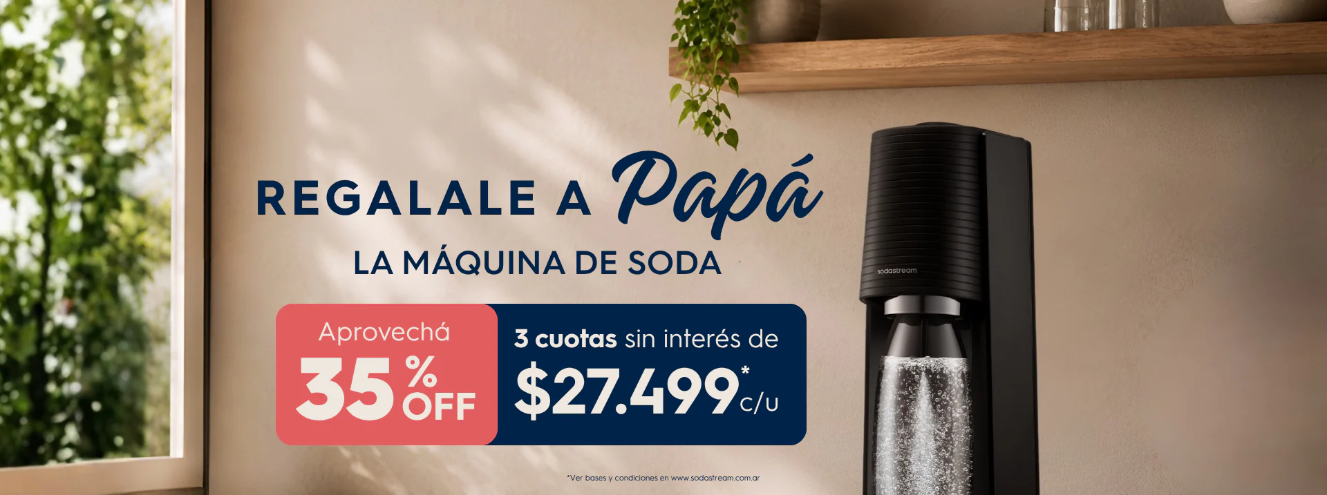 Soda fresca en segundos